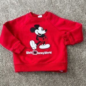 Disney Red Mickey Mouse Pullover